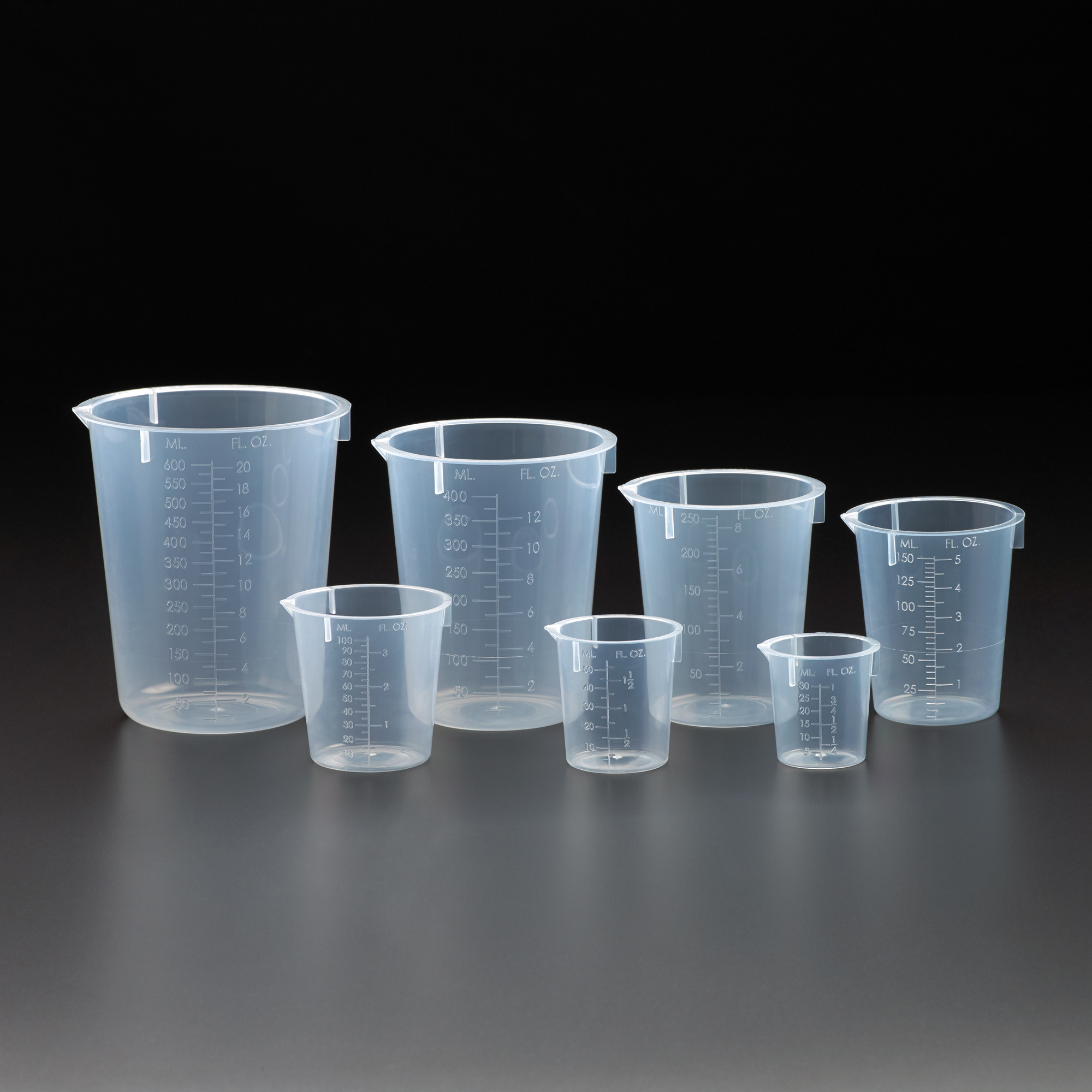System Three - Graduated Mixing Cups - 12 oz - 12 Piece