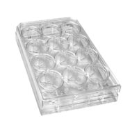 TC Treated 12-Well Plates With Lids Polystyrene SKU:1300-00310
