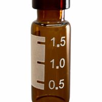 Amber 2.0mL 11mm Crimp Clear Glass Vial SKU: 2070-00140