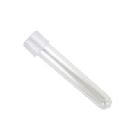 Sterile Test Tubes with Two-Position Caps. 12x75mm, 5 mL, Polystyrene, Bag pack