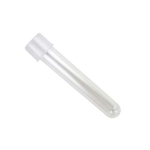 Sterile Test Tubes with Two-Position Caps. 12x75mm, 5 mL, Polystyrene, Bag pack