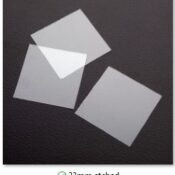 Photo Etched Coverslip German Glass 23x23mm SKU: 1916-92525