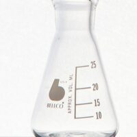 Erlenmeyer Flask Break Resistant Lip Narrow Mouth 25mL SKU: 2504-00025
