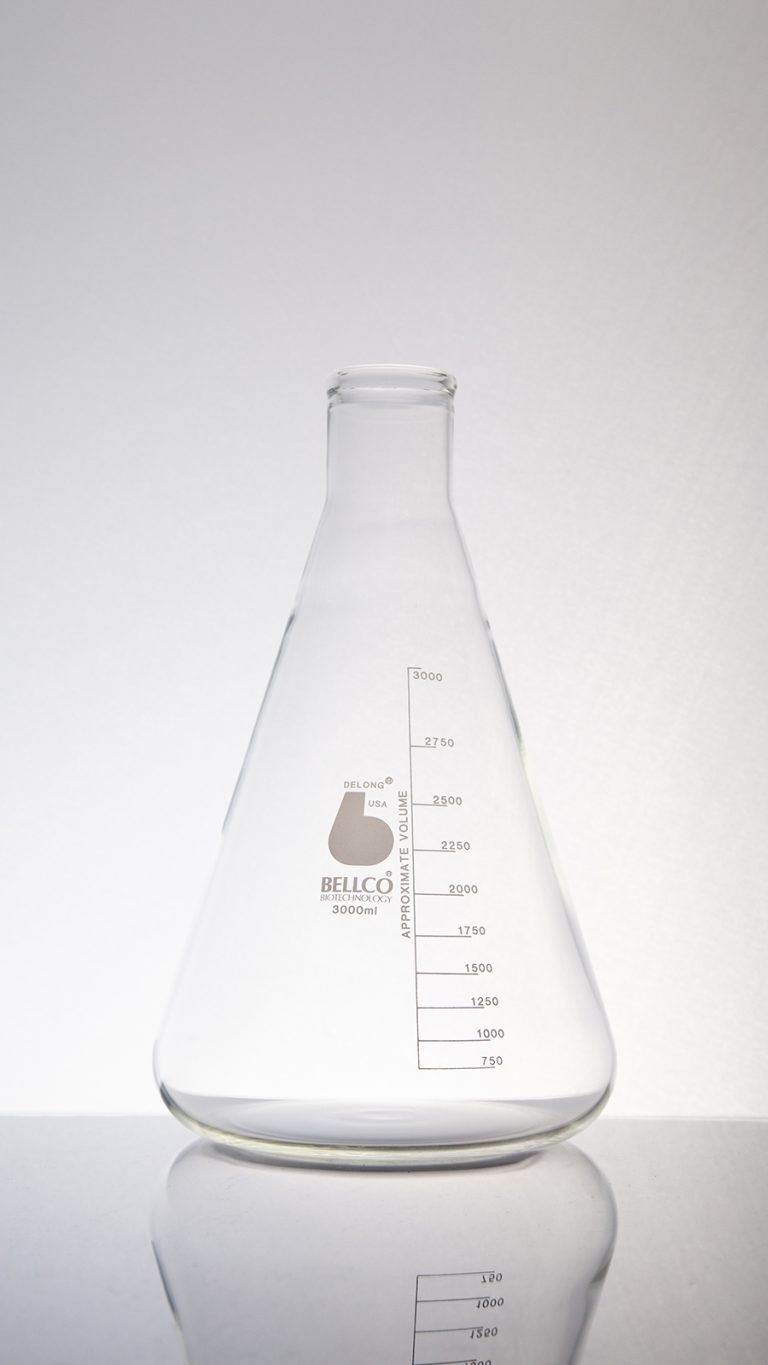 Erlenmeyer Flask Break Resistant Lip Narrow Mouth 3000ml Sku 2504