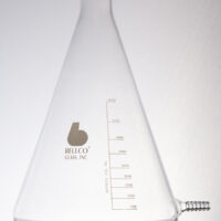 Graduated Media Storage / Dispensing Flask w/ Break Resistant Lip 6000mL SKU:2530-06000