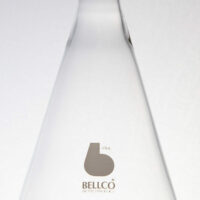 Shake Flask w/ 3 Extra Deep Side Baffles & DeLong Style Neck 2000mL 38mm  SKU: 2543-02000