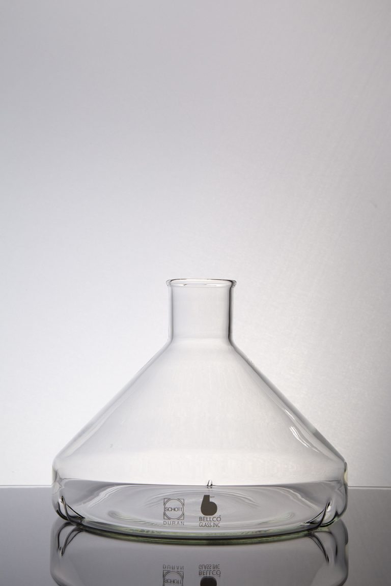 Fernbach Flask w/ 3 Side Baffles and Break Resistant Lip - Bellco Glass ...