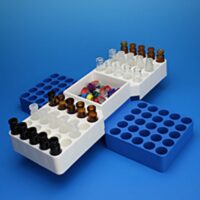 Blue Snap Rack 50 Places for 12mm Vial SKU: 2070-06100