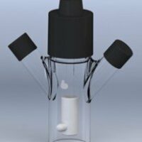 Adjustable Hanging Bar Flat Bottom Spinner Flask Complete 25mL SKU: 1967-00025