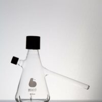 Nephelo Culture Flask, w/ 3 Baffles & Phenolic Cap 300mL 14x130mm SKU: 2581-14133