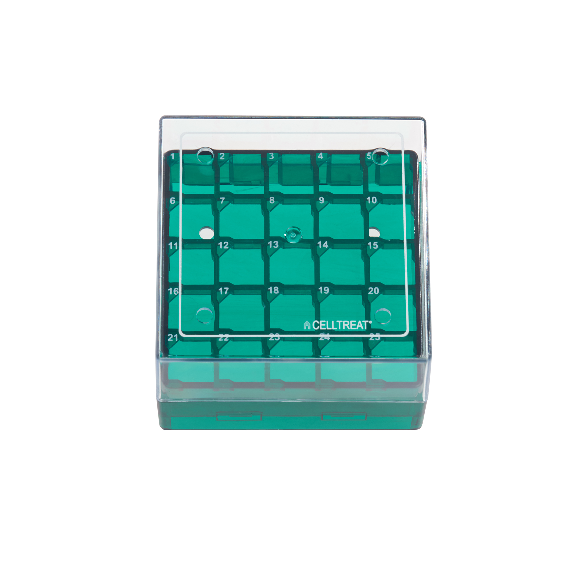 1.2-2.0ml Pack of 8 Plastic 3 x 3 x 2 in. Bel-Art F18849-0000 Cryo-Safe Vial Storage Box; 25 Places