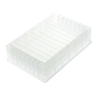 Multiple Cavity Reagent Reservoir, 8 Well, Trough Bottom, PP, Non-sterile