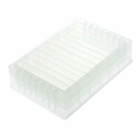 Multiple Cavity Reagent Reservoir, 8 Well, Trough Bottom, PP, Non-sterile