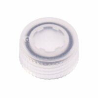 CAP ONLY, Screw Top Micro Tube Cap, O-Ring, Translucent, Clear, Sterile