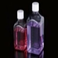 500mL Square shape PETG Media Bottles, Sterile, 8/pk, 24/cs