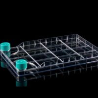 Nest BioFactory 1 Chamber, 1 Wide Vent Cap + 1 Narrow Plug Seal Cap, Total culture area: 647cm2, TC, Sterile, 1/pk, 8/cs (with 8 sterile wide plug seal caps and 8 sterile narrow vent caps included separately)