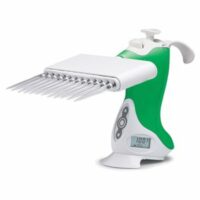 2.0-125µL Pipette, Ovation, (E12) Electronic Multichannel, Green