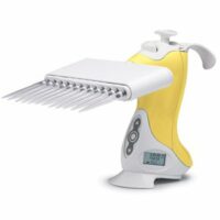 0.5-20µL Pipette, Ovation, (E12) Electronic Multichannel, Yellow
