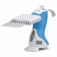5.0-250µL Pipette, Ovation, (E8) Electronic Multichannel, Blue