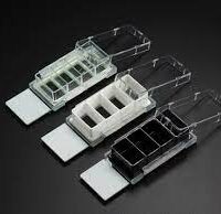 Nest Cell Culture Chamber Slides, 1 well w/glass slide, Black, 9.40 cm2, 2.5-5.5ml, 6/pk, 12/cs