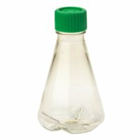 500mL Erlenmeyer Flask, Vent Cap, Baffled Bottom, PC, Sterile