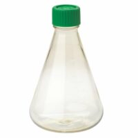 1000mL Erlenmeyer Flask, Vent Cap, Plain Bottom, PC, Sterile