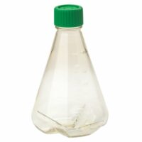 1000mL Erlenmeyer Flask, Vent Cap, Baffled Bottom, PC, Sterile