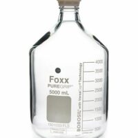 PUREGRIP  Glass Bottles, Media, Round, Clear, GL45 VersaCap , 5,000mL