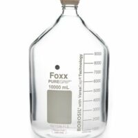 PUREGRIP  Glass Bottles, Media, Round, Clear, GL45 VersaCap , 10,000mL