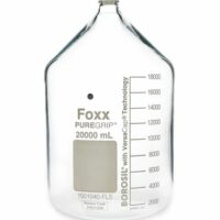 PUREGRIP  Glass Bottles, Media, Round, Clear, GL45 VersaCap , 20,000mL