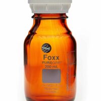 PUREGRIP Glass Bottles, Media, Round, Amber, GL45 VersaCap , 250mL