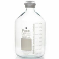 PUREGRIP Glass Carboys, Round, Clear, 83mm VersaCap, 20,000mL, 1/EA