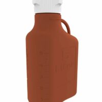 Carboy, 5L, Amber HDPE, 83B Cap, 1/EA