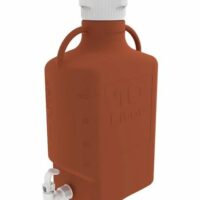 Carboy, 10L, Amber HDPE, 83B Cap, w Spigot, 1/EA
