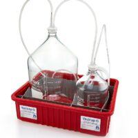 Vactrap  G, 10L + 5L, Glass Carboys, Red Bin, GL45 Cap w/1/4" ID Tubing, 1/EA