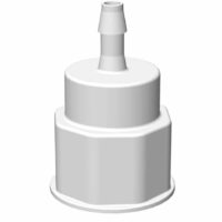 VersaBarb, Spigot Fitting, 1 1/8 Thread w/ 1/4" HB, 1/EA