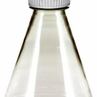 Flask, 1L, PC, 53B Cap, 6/PK