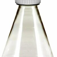 Flask, 1L, PC, 53B Cap, Sterile, Vented, 6/PK
