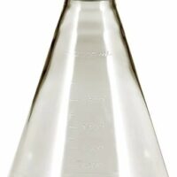 Flask, 2L, PC, 53B Cap, Baffle, Sterile, 6/PK