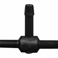 T Connector Fitting Pack, Polyethylene, 1/8" HB x 1/8" HB to 1/8" HB, 10/PK