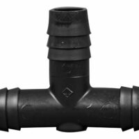 T Connector Fitting Pack, Polyethylene, 1/2" HB x 1/2" HB to 1/2" HB, 100/PK