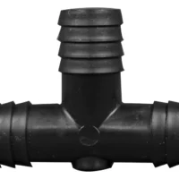 T Connector Fitting Pack, Polyethylene, 3/4" HB x 3/4" HB to 3/4" HB, 10/PK