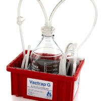 Vactrap G, 2L, Glass Bottle, Red Bin, GL45 Cap w/1/4" ID Tubing, 1/EA