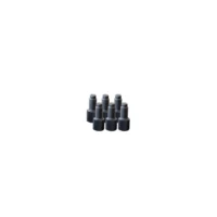 EZwaste Replacement Fittings, 1/4-28 Plugs, 6/PK