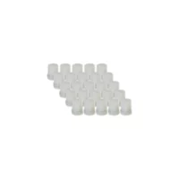 EZwaste Replacement Fittings, 1/4" MNPT Filter Plugs, 25/PK