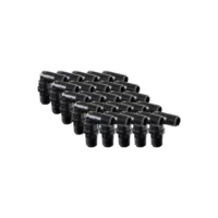 EZwaste Replacement Fittings, 1/4" MNPT, 90 Elbow, 25/PK