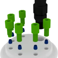 EZwaste System, UN/DOT, S-51 Cap, 6x 1/16" OD Tubing & Filter, 1/EA