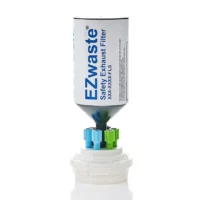 EZWaste HPLC VersaCap GL45 Solvent Waste Cap Assembly W/ Exhaust Filter, 4 X Ports OD Tube-3.2 mm (1/8") & 1.6 mm (1/16"), 2 X Ports OD Tube 6.4mm (1/4"), 1/EA