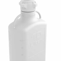 EZwaste System, 10L, HDPE, 83mm Cap, 4x 1/8", 4x 1/4" OD Tubing & Filter, 1/EA