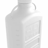 EZwaste XL System, 40L, HDPE, 120mm Cap, 4x 1/16", 3x 1/4" OD Tubing & Filter, 1/EA